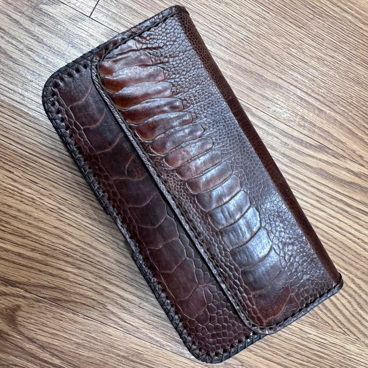 Bao Da Đựng Điện Thoại Đeo Thắt Lưng Da Đà Điểu Cao Cấp BDDD110 - Sang Trọng, Độc Đáo và Tiện Dụng Cho Mọi Dòng Máy - Ảnh 14