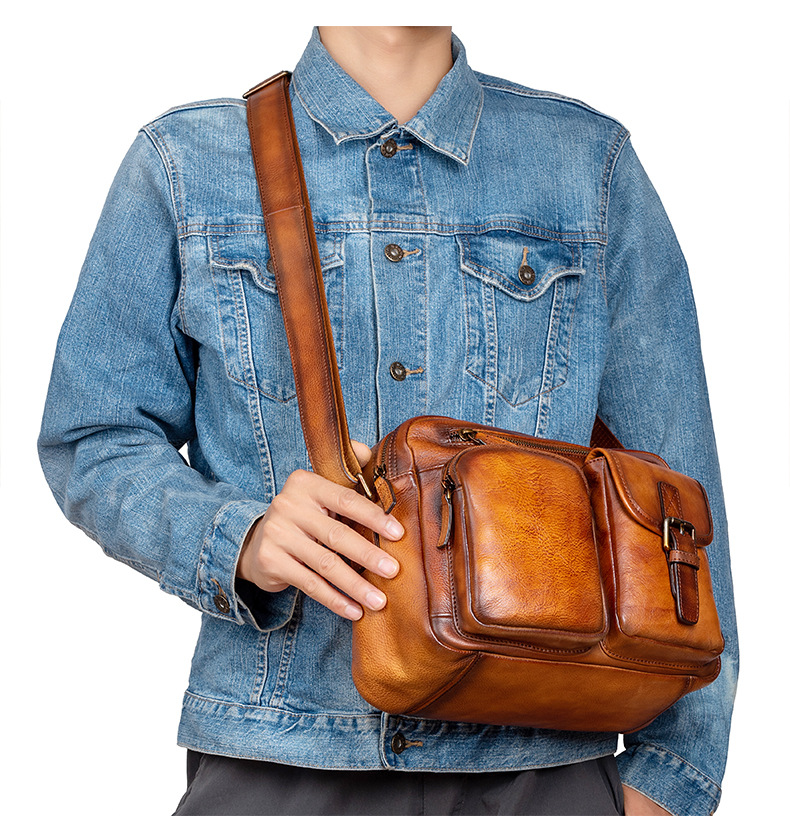 Túi Da Bò Đeo Chéo Thời Trang 13669