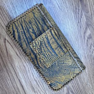 Bao da Đựng Điện Thoại Đeo Thắt Lưng Da đà điểu Cao Cấp BDDD110