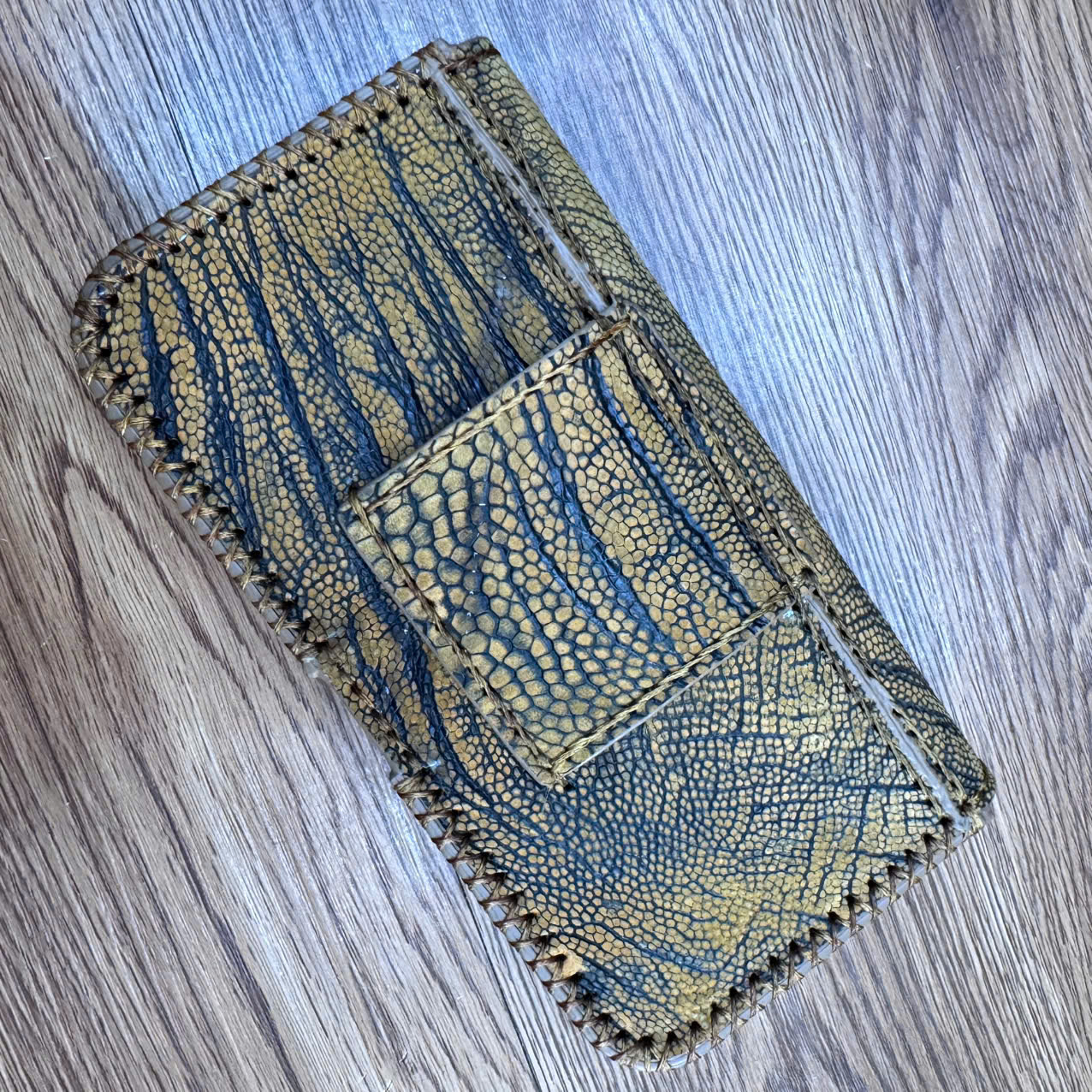 Bao da Đựng Điện Thoại Đeo Thắt Lưng Da đà điểu Cao Cấp BDDD110