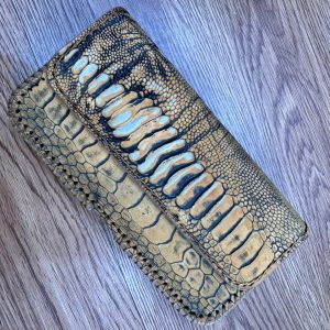 Bao da Đựng Điện Thoại Đeo Thắt Lưng Da đà điểu Cao Cấp BDDD110