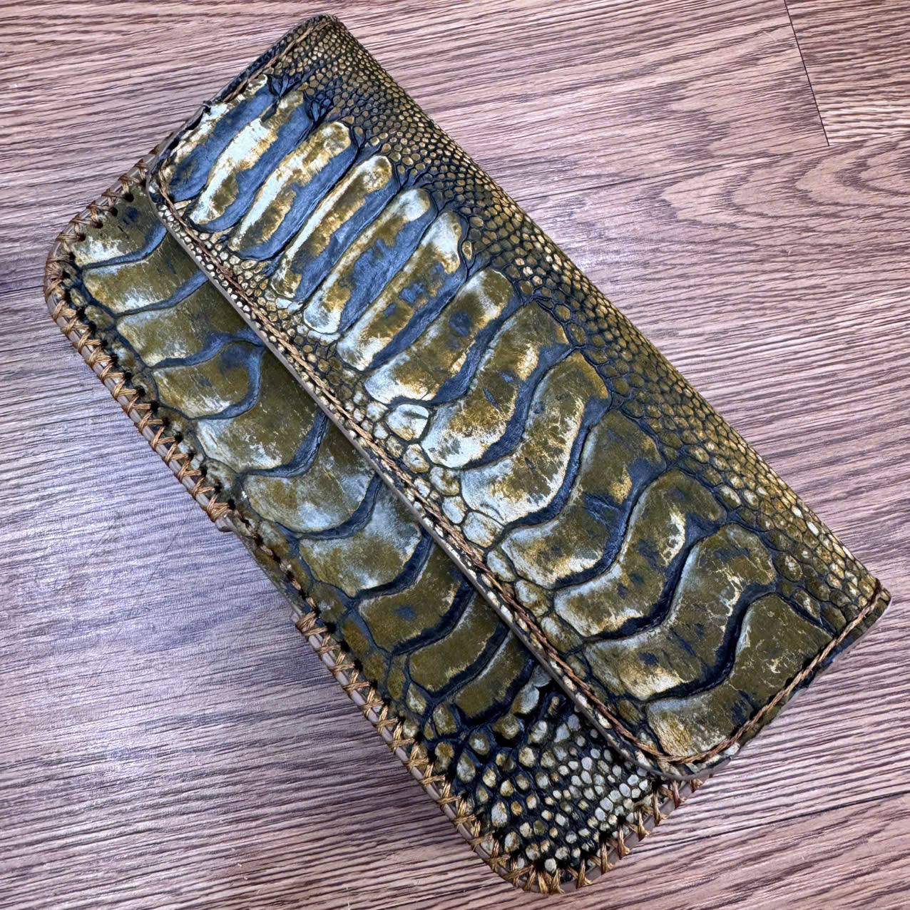 Bao Da Đựng Điện Thoại Đeo Thắt Lưng Da Đà Điểu Cao Cấp BDDD110 - Sang Trọng, Độc Đáo và Tiện Dụng Cho Mọi Dòng Máy - Ảnh 12