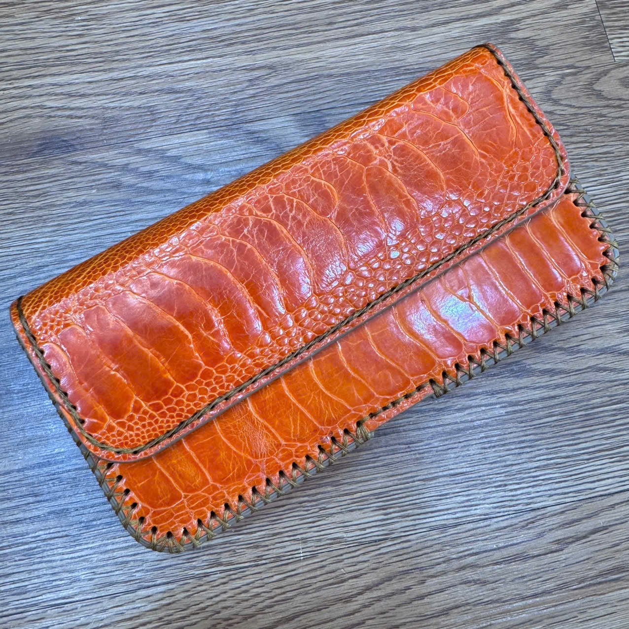 Bao Da Đựng Điện Thoại Đeo Thắt Lưng Da Đà Điểu Cao Cấp BDDD110 - Sang Trọng, Độc Đáo và Tiện Dụng Cho Mọi Dòng Máy - Ảnh 10