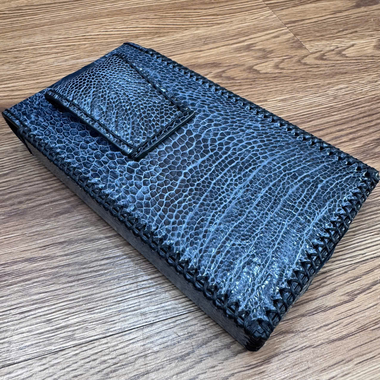 Ví Đựng Điện Thoại Đeo Thắt Lưng Da Đà Điểu Cao Cấp DT115 – Có Dây Đeo - Ảnh 15