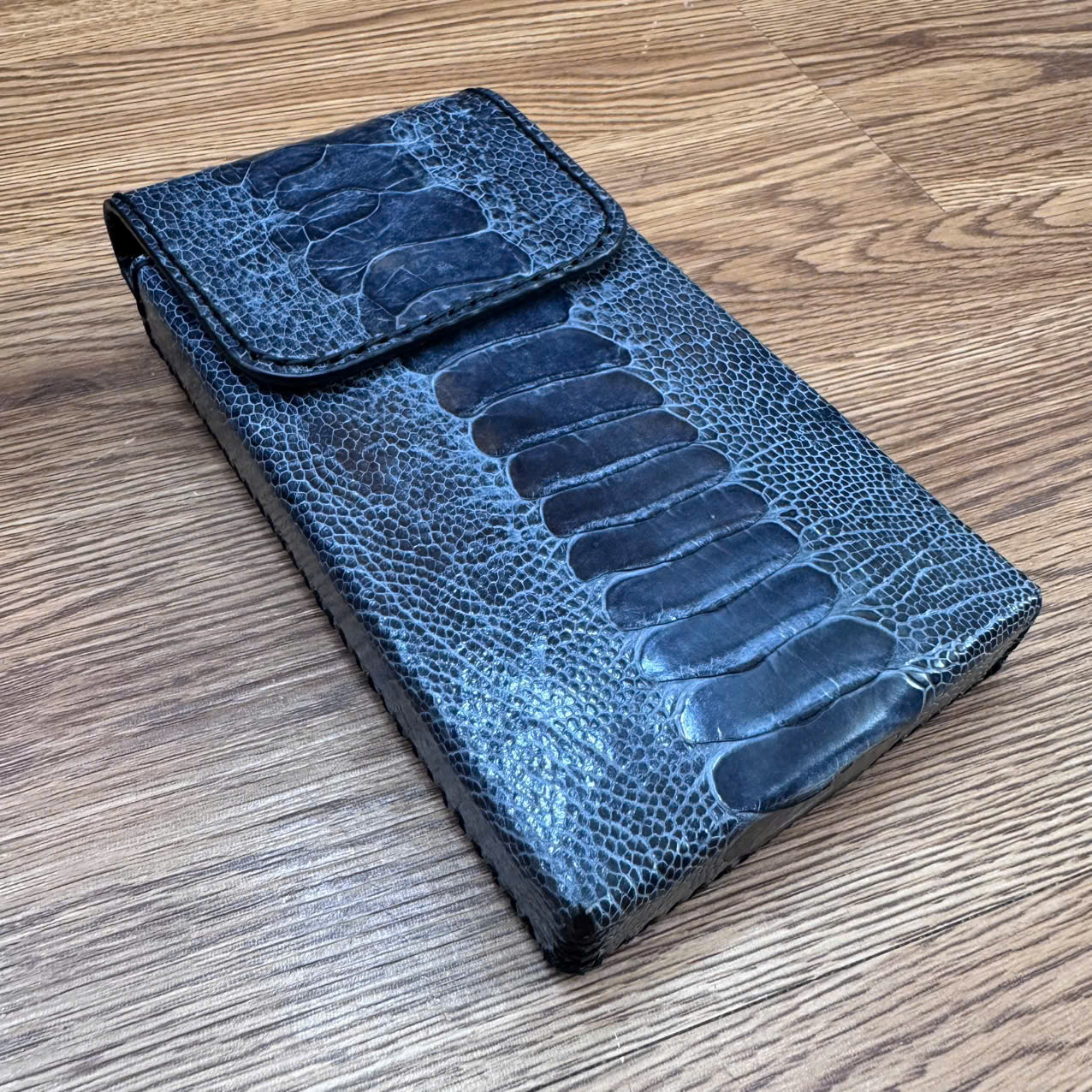 Ví Đựng Điện Thoại Đeo Thắt Lưng Da Đà Điểu Cao Cấp DT115 – Có Dây Đeo - Ảnh 16