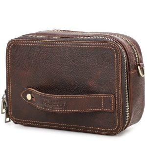 túi đeo chéo da bò