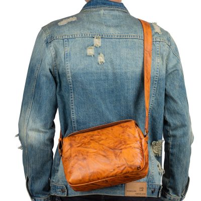 Túi Đeo Chéo Da Bò Sần Thời Trang 13725