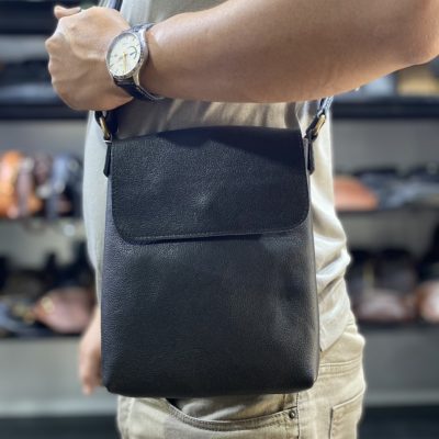 Túi Đeo Chéo Mini Da Bò Thời Trang Cao Cấp Cho Nam Giới Hiện Đại 30172