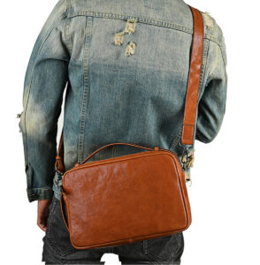 Túi Đeo Chéo Nam Da Bò Patina 17010