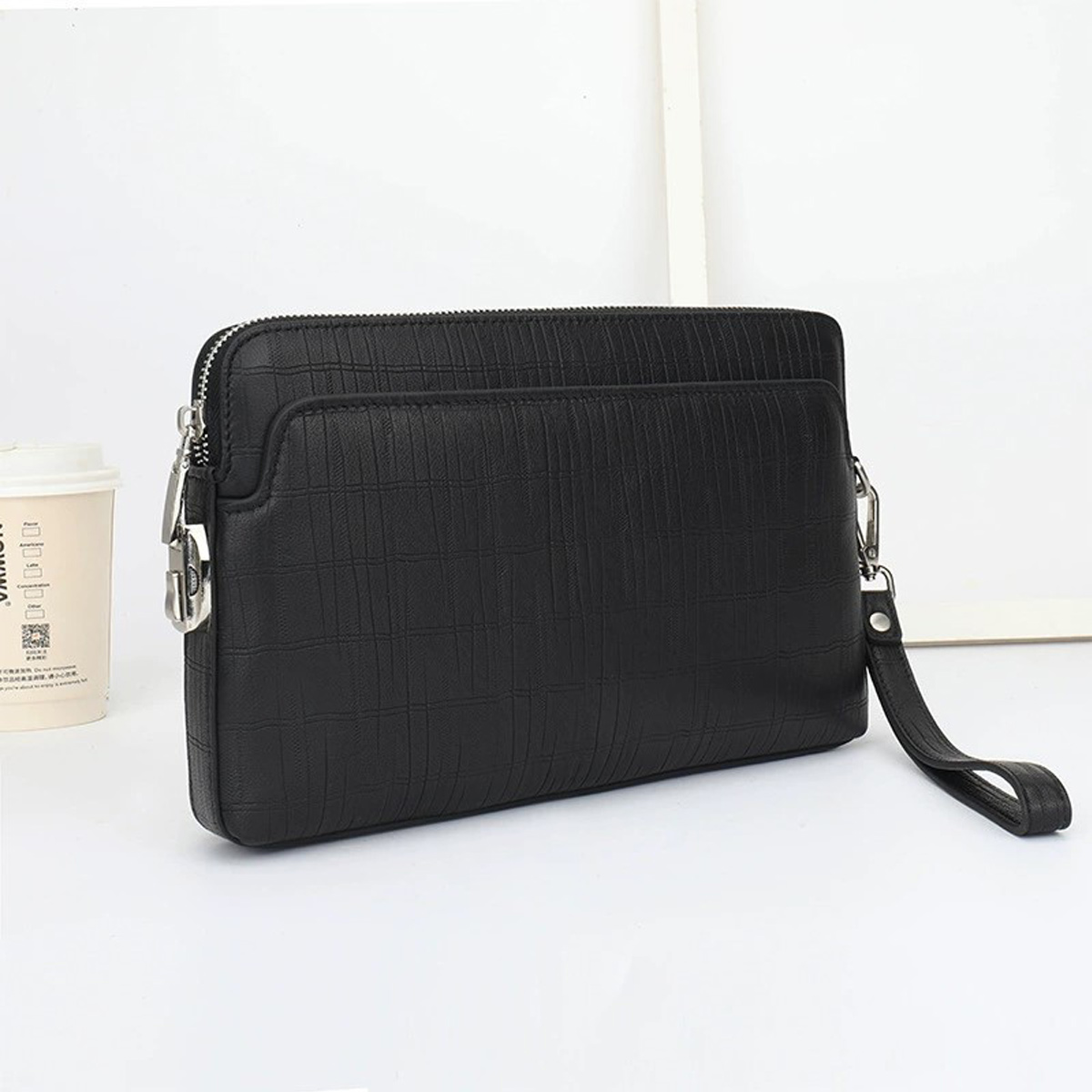 Ví Cầm Tay Da Bò Khóa Số An Toàn SN1049