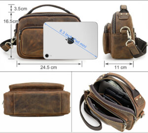 Túi Đeo Chéo Da Bò Sáp Cao Cấp MB312