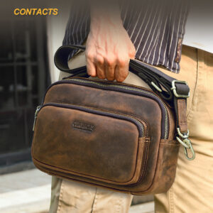 Túi Đeo Chéo Da Bò Sáp Cao Cấp MB312