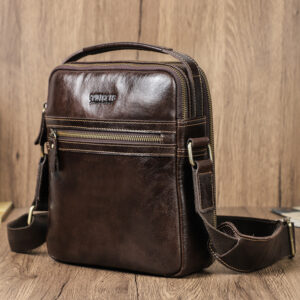 Túi Đeo Chéo Nam Da Bò Bóng MB325 - Sang Trọng, Tiện Lợi, Mở Rộng Linh Hoạt