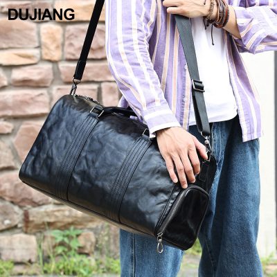 Túi Du Lịch Nam Da Bò Veg Vân Sần 6744 - Mạnh Mẽ, Bền Bỉ, Phong Cách