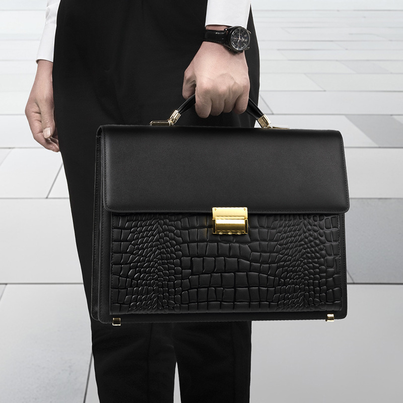 Túi Xách Nam Da Bò Thật SE9869 - Lịch Lãm, Sang Trọng, Đựng Đồ Chuyên Nghiệp