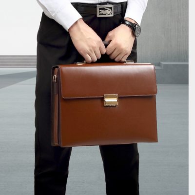 Túi Xách Nam Da Bò Thật SE9835 - Lịch Lãm, Sang Trọng, Đựng Đồ Chuyên Nghiệp