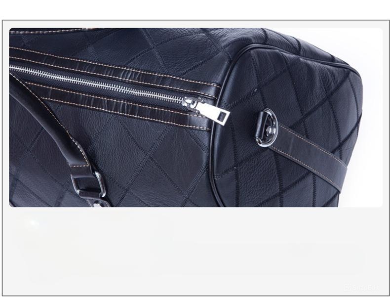 Túi Trống Du Lịch Da Bò Mill Vân Hạt Cao Cấp 8706 - Đẳng Cấp, Tiện Lợi, Dung Tích Lớn - Ảnh 2