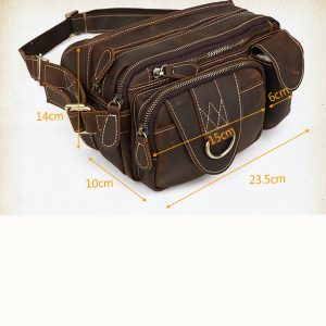 Túi Bao Tử Da Bò Sáp 3145 