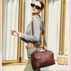 Túi Trống Da Bò Đeo Chéo C3075