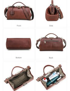 Túi Trống Da Bò Đeo Chéo C3074