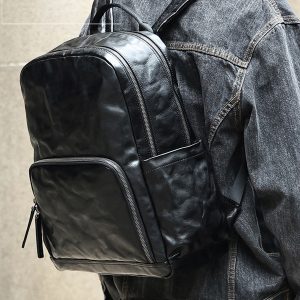 Balo Da Bò VEG Dập Nhăn 6691