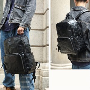 Balo Da Bò VEG Dập Nhăn 6691
