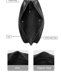 Clutch Cầm Tay Nam Khóa Vân Tay V2215-C