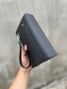 Clutch Da Bò Togo Khóa Vân Tay CL07