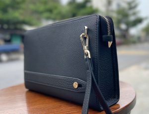 Clutch Da Bò Togo Khóa Vân Tay CL07