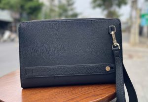 Clutch Da Bò Togo Khóa Vân Tay CL07
