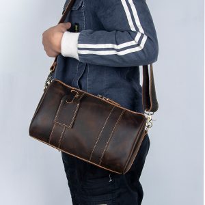 TÚI ĐEO CHÉO DA BÒ SÁP CAO CẤP YH3259