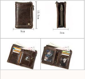 VÍ DÁNG ĐỨNG DA BÒ CAO CẤP M1327