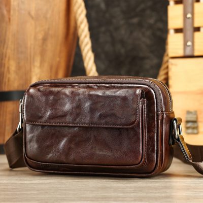 TÚI ĐEO CHÉO DA BÒ CAO CẤP DC6095