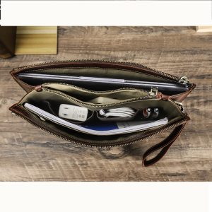 CLUTCH CẦM TAY NAM Da Bò Sáp Cao Cấp MB341