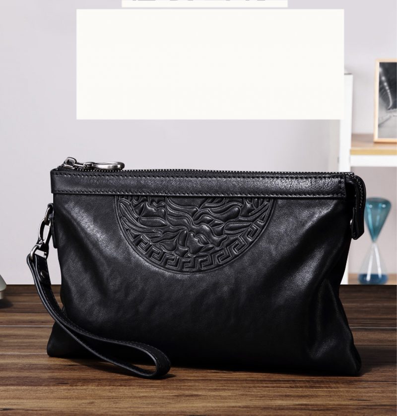 Clutch Cầm Tay Nam SE8014-11: Da Bò Cao Cấp, Thiết kế Gọn nhẹ Thanh Lịch