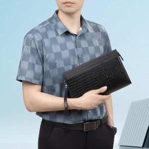 CLUTCH CẦM TAY NAM DA BÒ CAO CẤP SE8080
