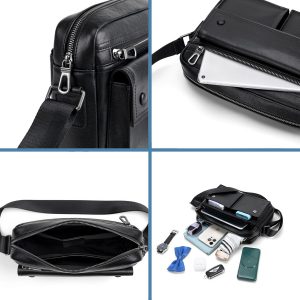 TÚI ĐEO CHÉO DA BÒ CAO CẤP DC7030