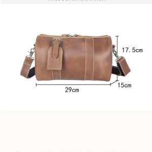 TÚI ĐEO CHÉO DA BÒ SÁP CAO CẤP YH3259