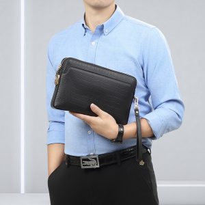 CLUTCH CẦM TAY NAM Da Bò Cao Cấp Thủ Công SE8096 – Đẳng Cấp Lịch Lãm