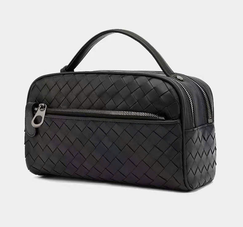 TÚI GOLF DA BÒ ĐAN TAY THỦ CÔNG 31187-1 - Ảnh 3