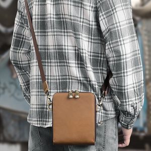 TÚI ĐEO CHÉO DA BÒ MINI 1072