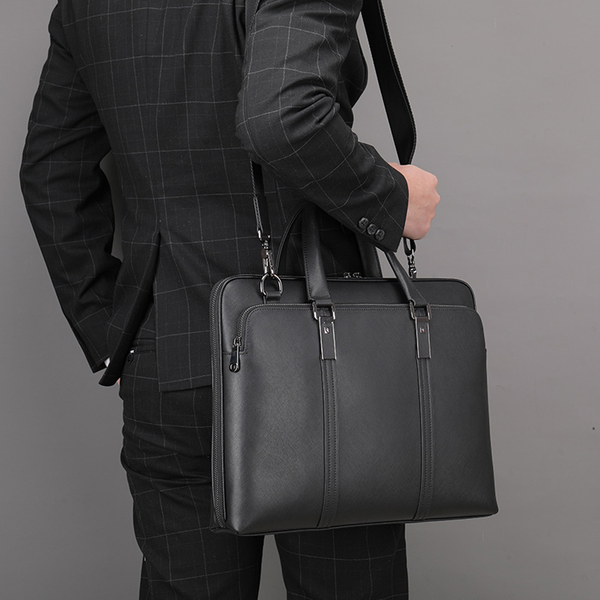 Túi Xách Nam Công Sở DA BÒ 5019: Da Bò Cao Cấp, Thiết kế Mỏng Thanh lịch