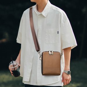 TÚI ĐEO CHÉO DA BÒ MINI 1072