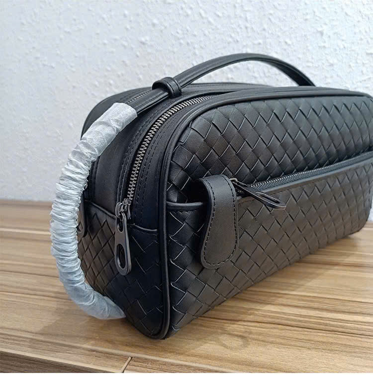 TÚI GOLF DA BÒ ĐAN TAY THỦ CÔNG 31187-1 - Ảnh 4