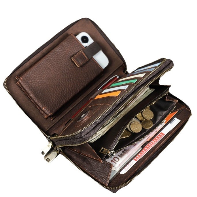 CLUTCH CẦM TAY DA BÒ MC1038 - Ảnh 5