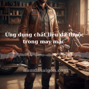 Ứng dụng chất liệu da thuộc trong may mặc