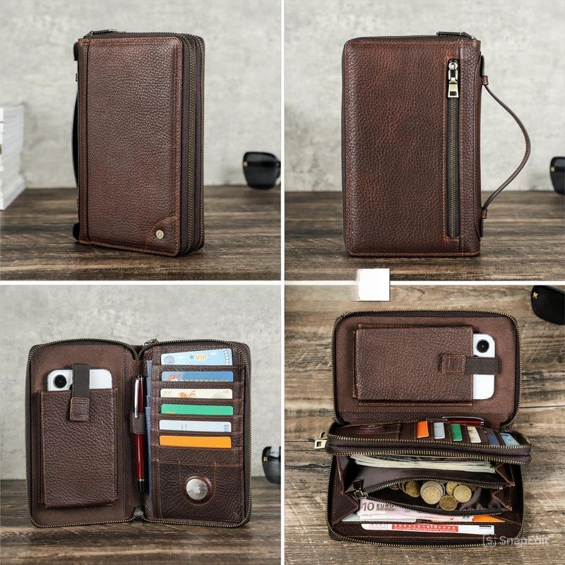 CLUTCH CẦM TAY DA BÒ MC1038