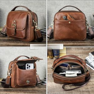 TÚI ĐEO CHÉO DA BÒ MB293