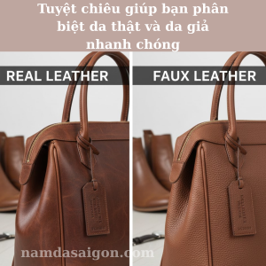Tuyệt chiêu giúp bạn phân biệt da thật và da giả nhanh chóng