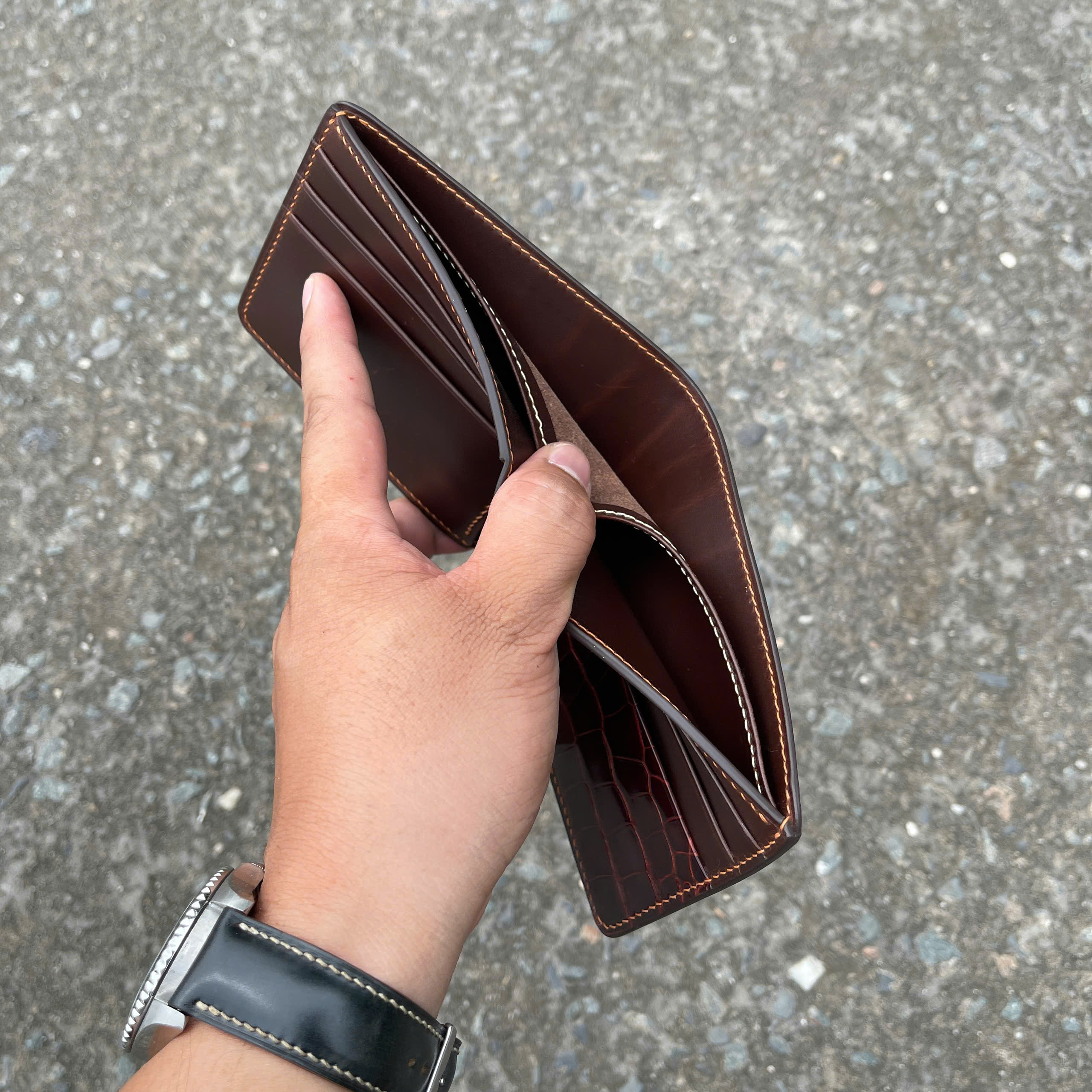 VÍ DA CÁ SẤU ALIGRATO VDCS01